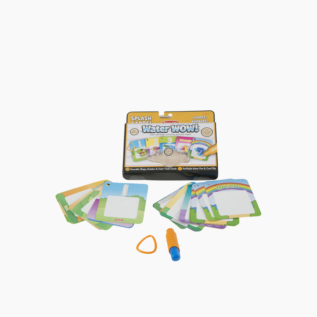 Melissa &amp; Doug Water Wow! - Splash Cards Shapes, Numbers &amp; Colors