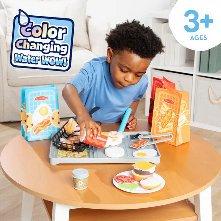 Melissa &amp; Doug Water Wow! Pretend Play Flip &amp; Fry