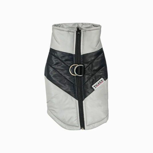 Gray And Black Waterproof Winter Jacket