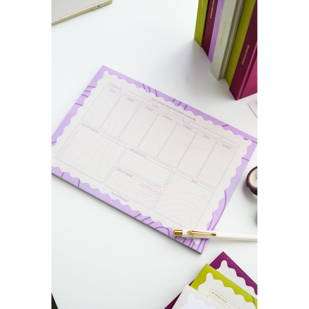 Yours &amp; Beyond Weekly Pad