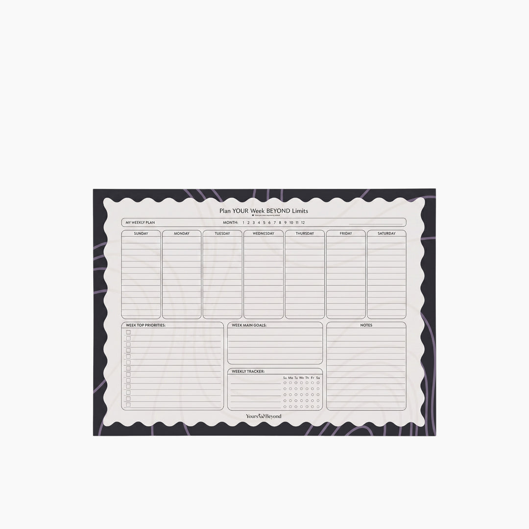 Yours &amp; Beyond Weekly Pad