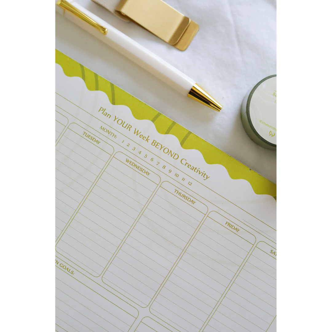 Yours &amp; Beyond Weekly Pad