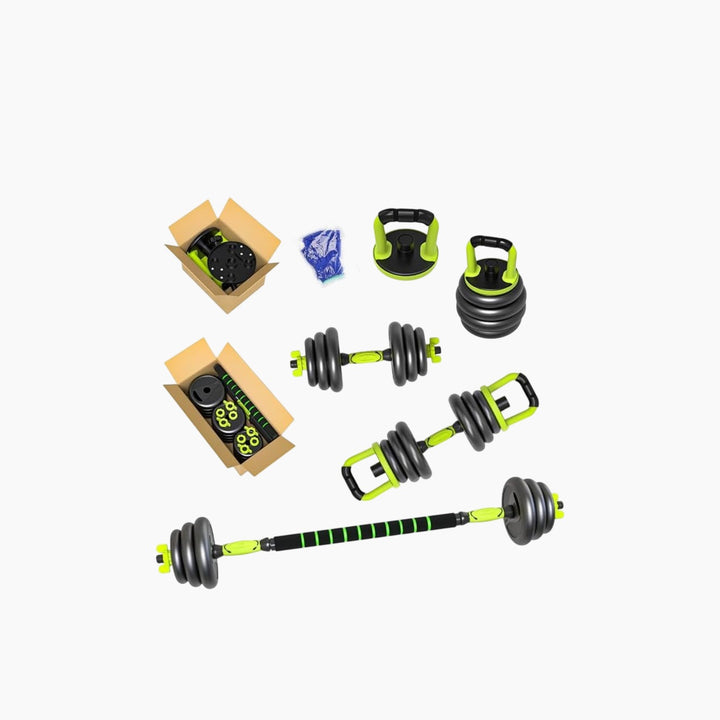 SportQ Weight Set with Bars – Green