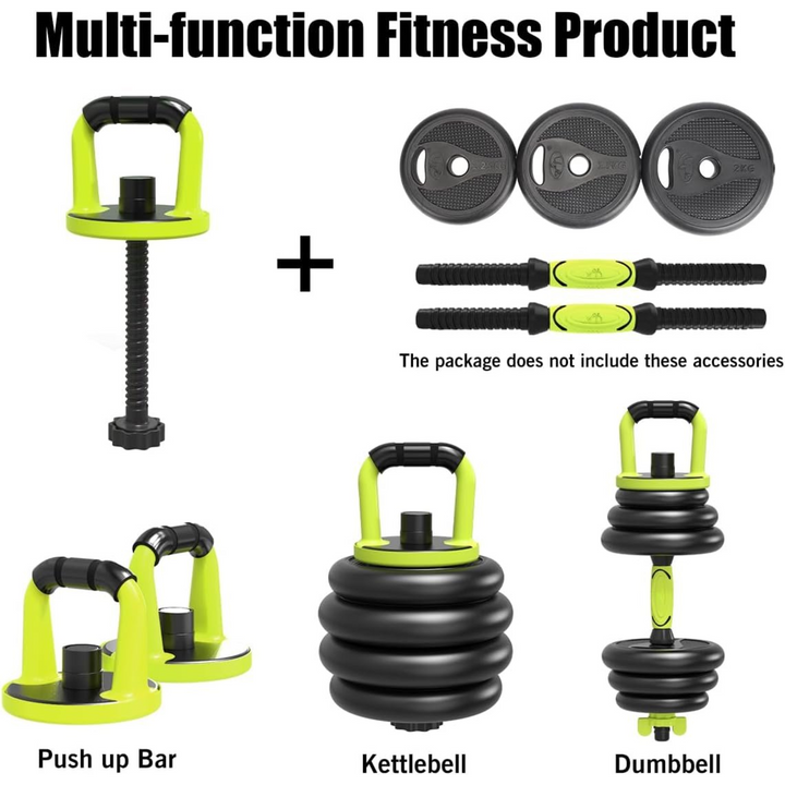 SportQ Weight Set with Bars – Green