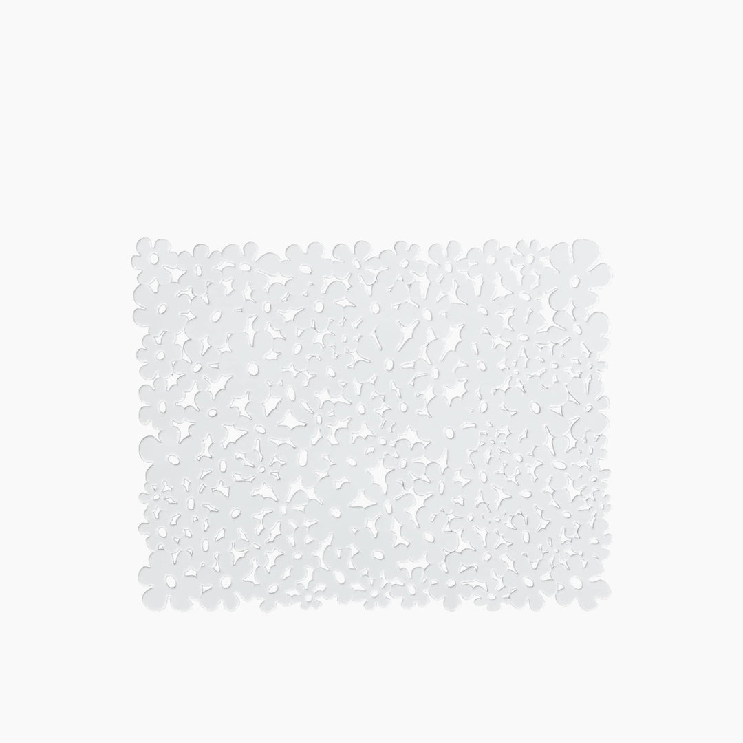Wenko white polyvinyl chloride sink mat