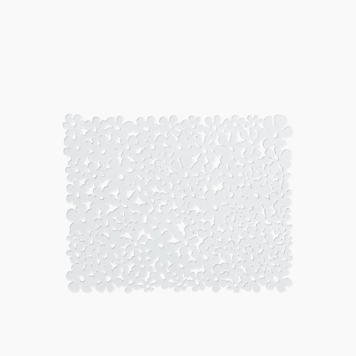 Wenko white polyvinyl chloride sink mat