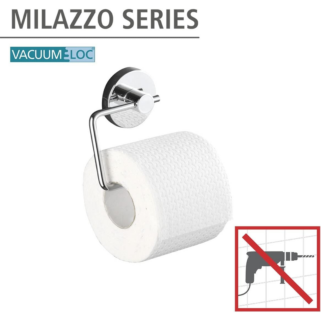 Wenko Milazzo Vacuum Loc Toilet Paper Holder
