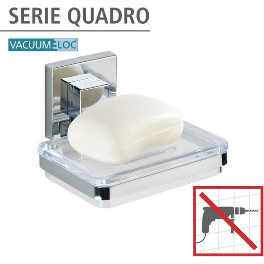 Wenko Quadro Vacuum Loc Soap Dish
