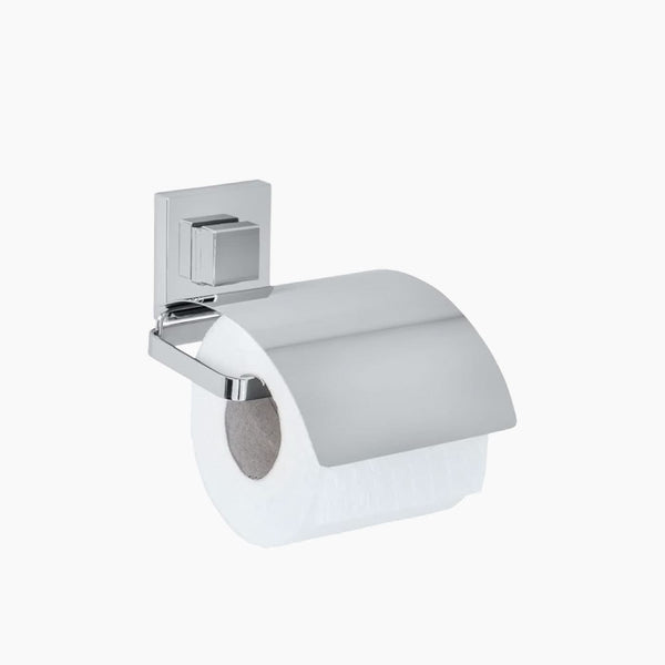Wenko Quadro Vacuum Loc Toilet Paper Holder with Cover