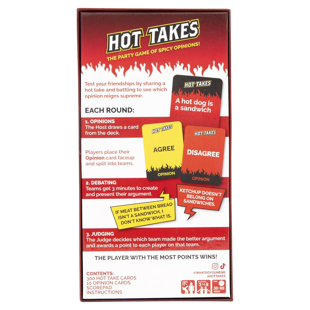 Hot Takes Party Game