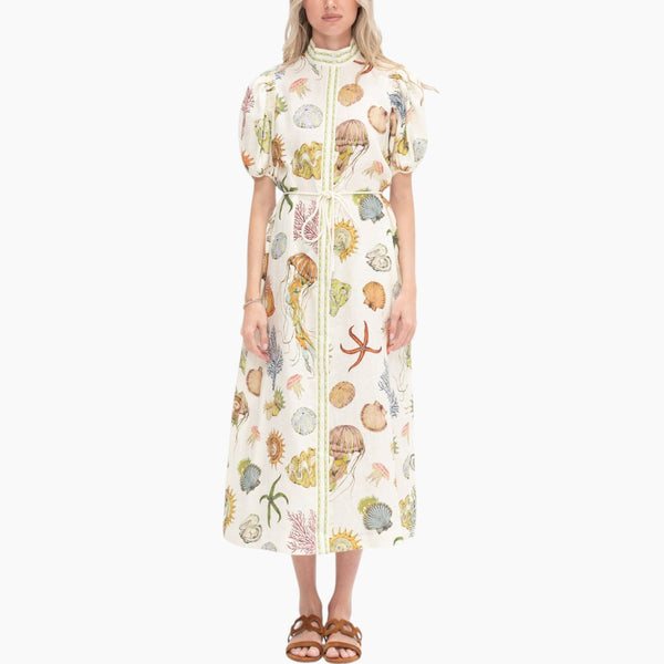 Sea House Linen Shirtdress 10 UK