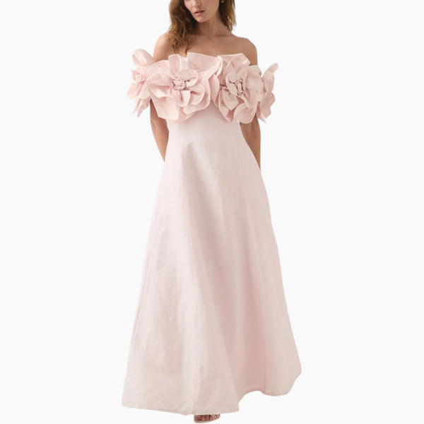 Etta Flower Strapless Mini Dress 10 UK