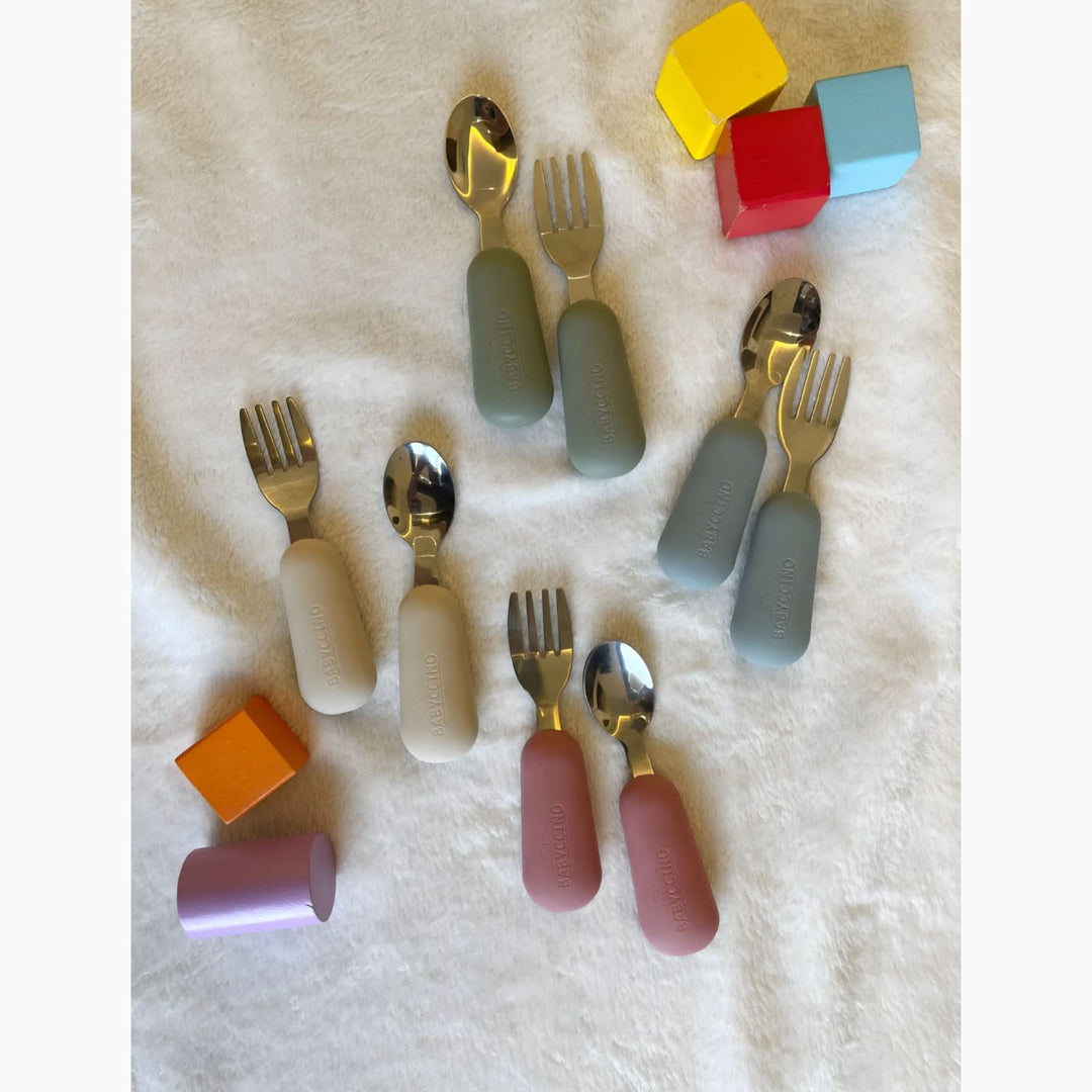 Babyccino Toddler Spoon &amp; Fork Set