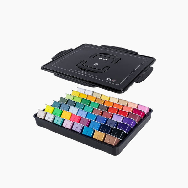 Gouache Paint Set 30 g 56 Colors Black