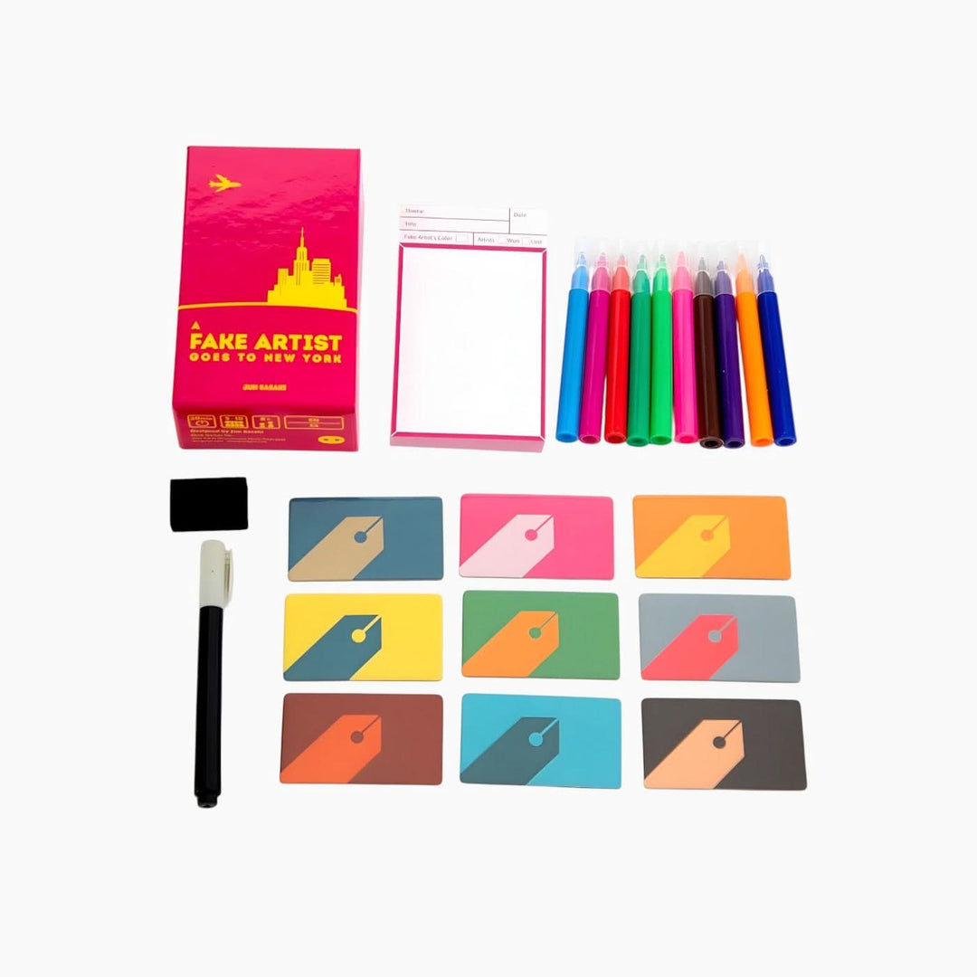 A Fake Artist Goes to New York Board Game - HUNA
