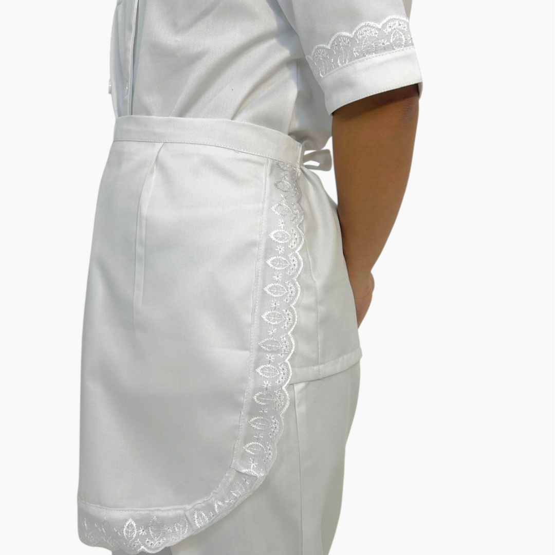 Nuvia Classic White Uniform Set