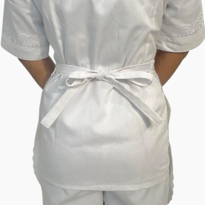 Nuvia Classic White Uniform Set