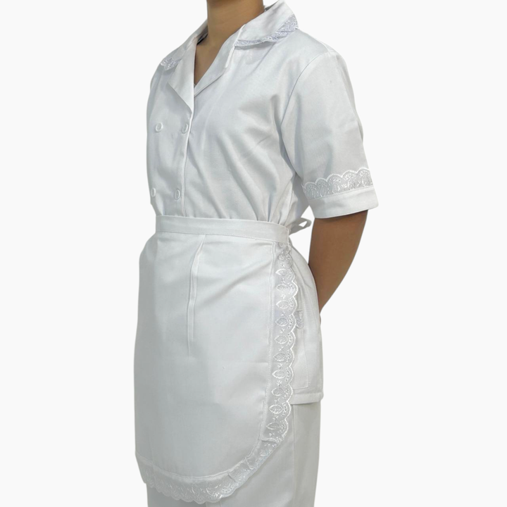 Nuvia Classic White Uniform Set