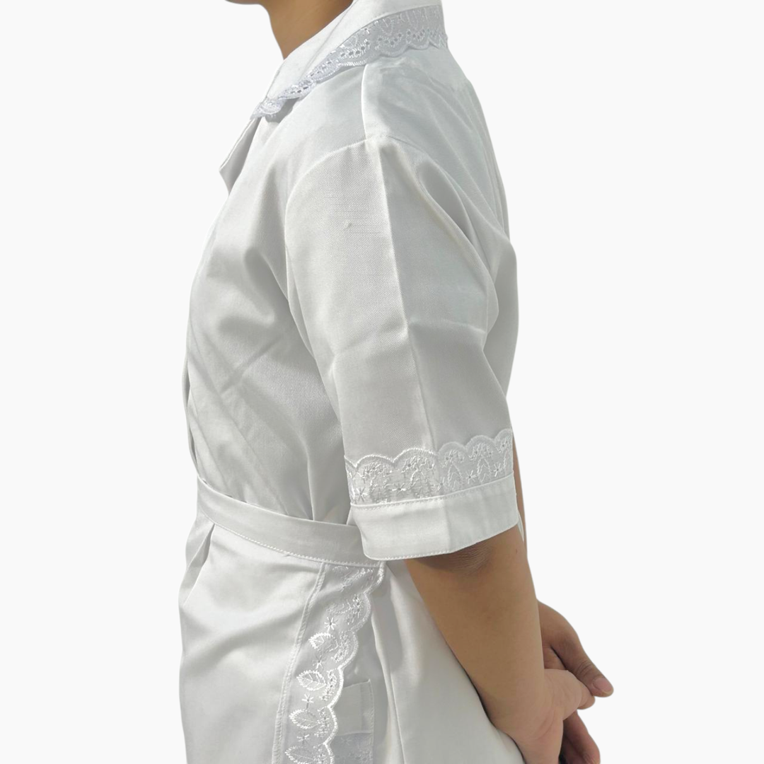 Nuvia Classic White Uniform Set
