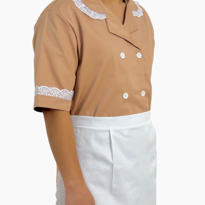 Nuvia Beige Housemaid Uniform