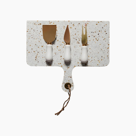 Marble board - 4 knifes