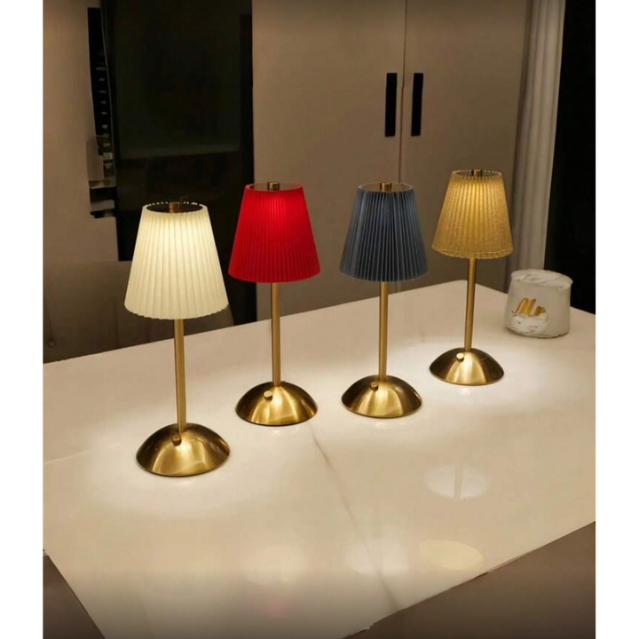 Necessary Light Classic Fabric Shade LED Table Lamp
