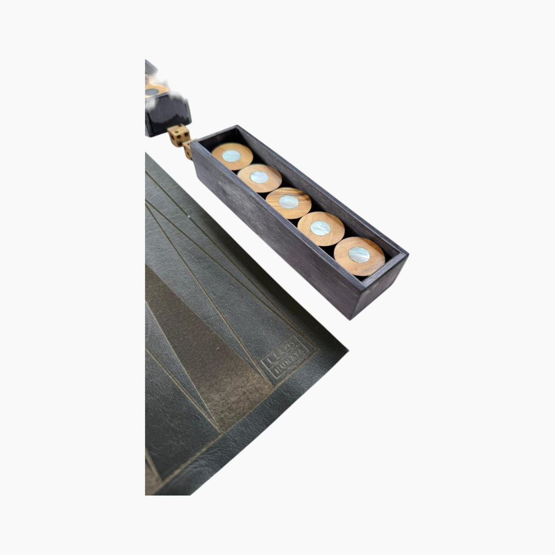 Hunaya Collective Backgammon Game Black