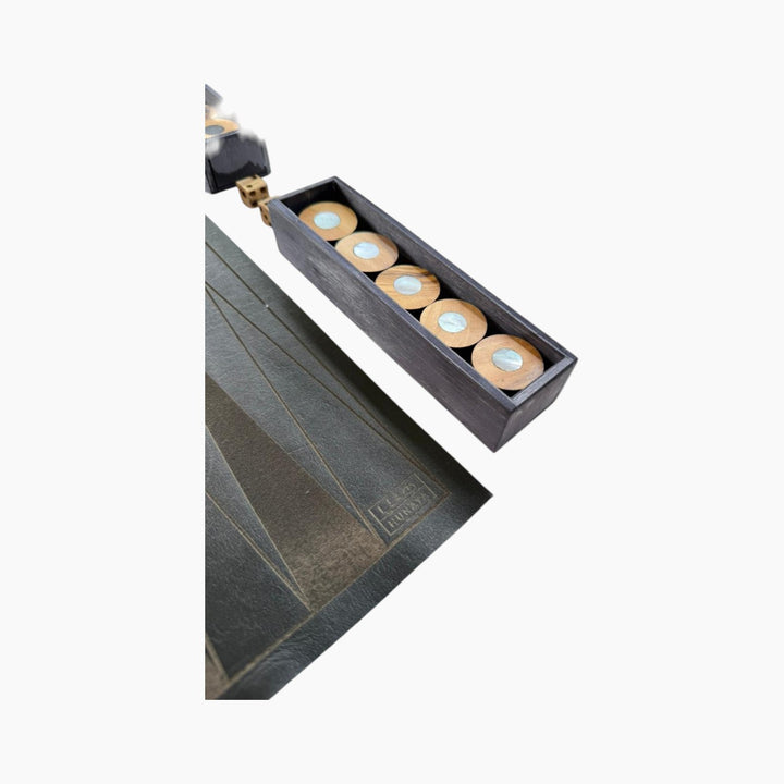 Hunaya Collective Backgammon Game Black