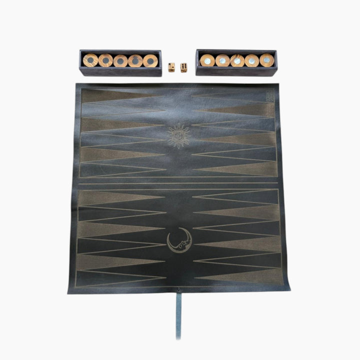 Hunaya Collective Backgammon Game Black