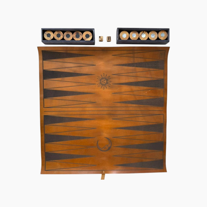 Hunaya Collective Backgammon Game Camel brown