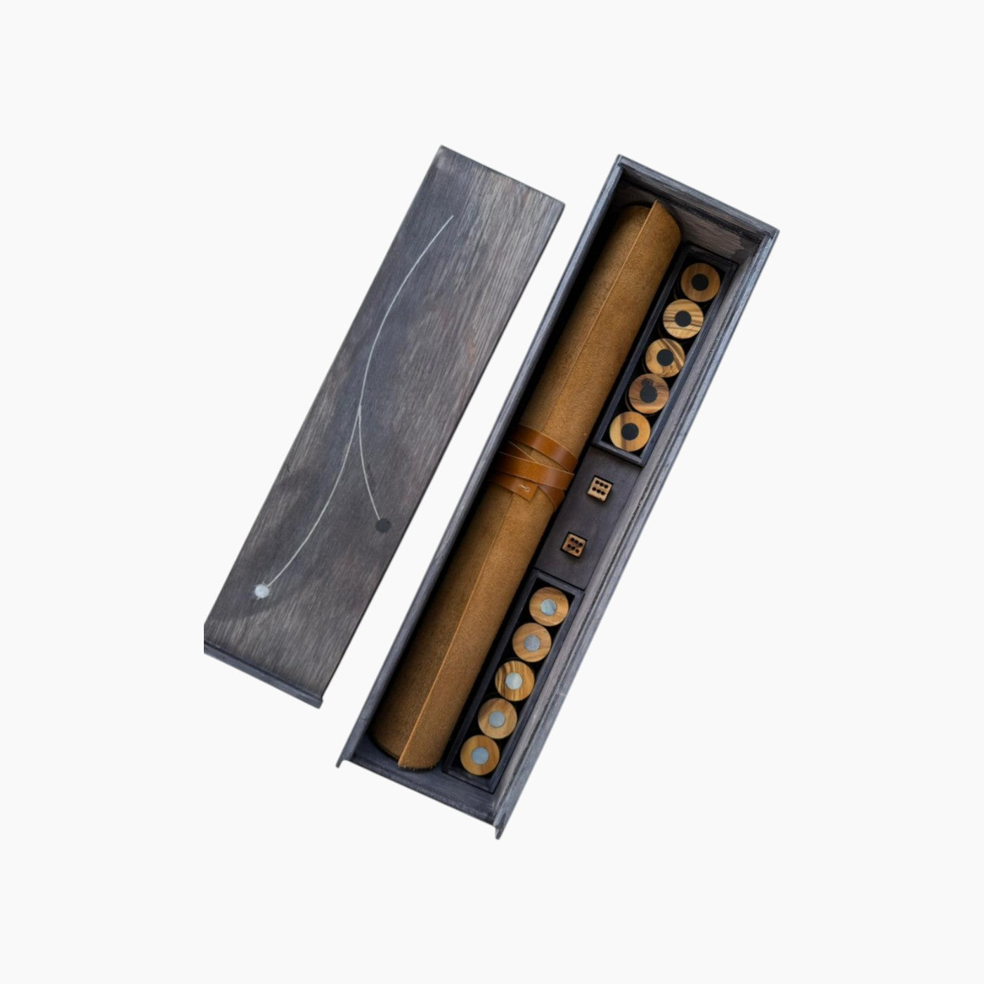 Hunaya Collective Backgammon Game Camel brown Hunaya Collective Backgammon Game Camel brown