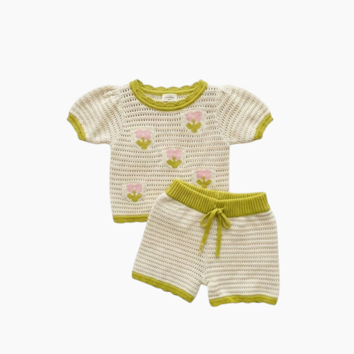 Bebe Prganic The Tulip Crochet Co-ord Set