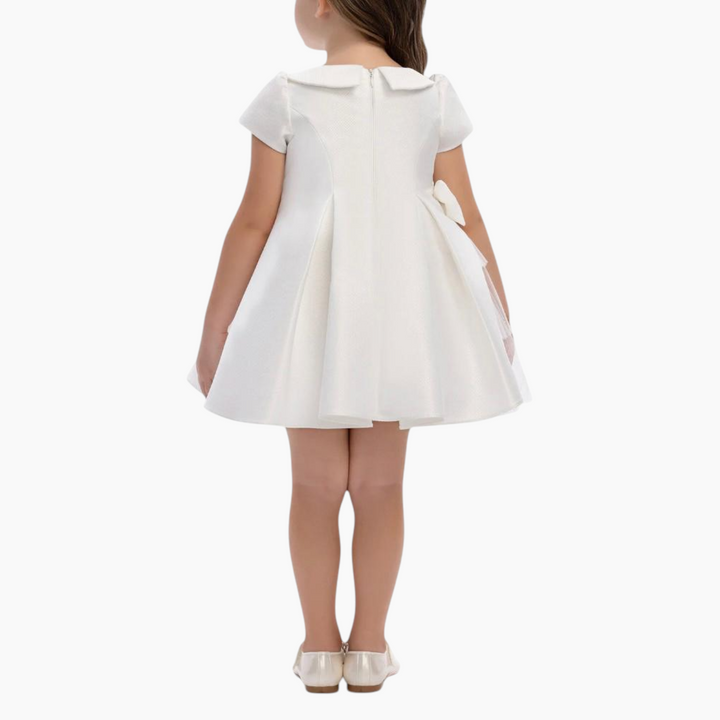 Riva The Elegance in White Tiered Tulle Gown