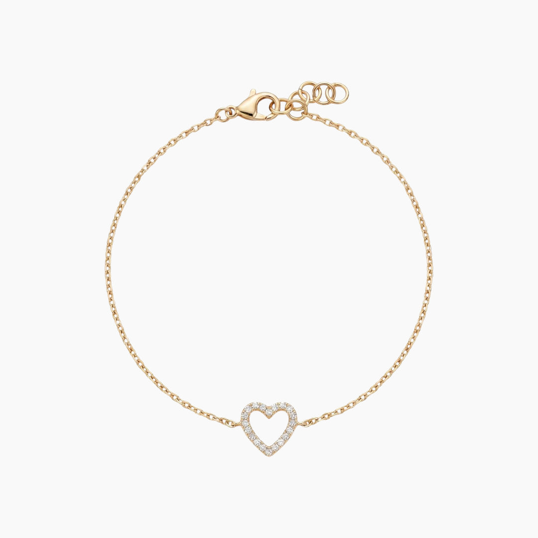 Layan Mubaidien Fine Jewellery Cut-Out Amore Bracelet