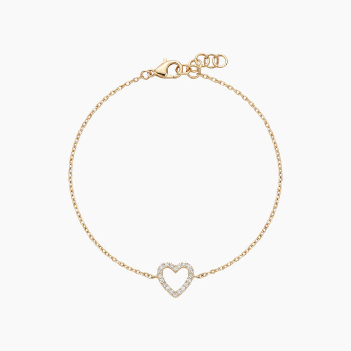 Layan Mubaidien Fine Jewellery Cut-Out Amore Bracelet