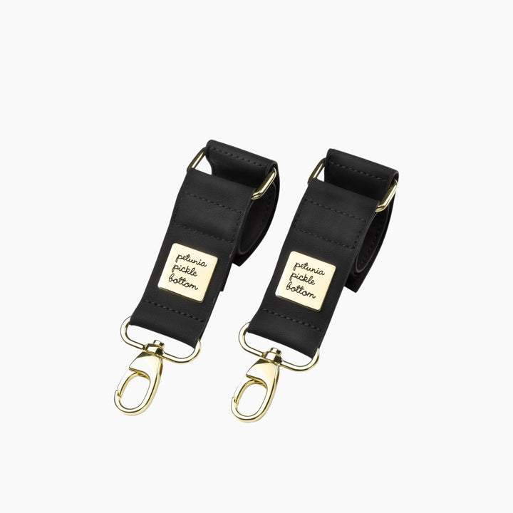 مشابك عربة الأطفال Petunia Pickle Bottom Valet سوداء