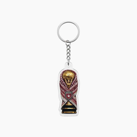 Al Nashama Jordan Shield Keychain