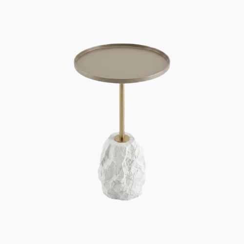 Rocky Carrara Side Table