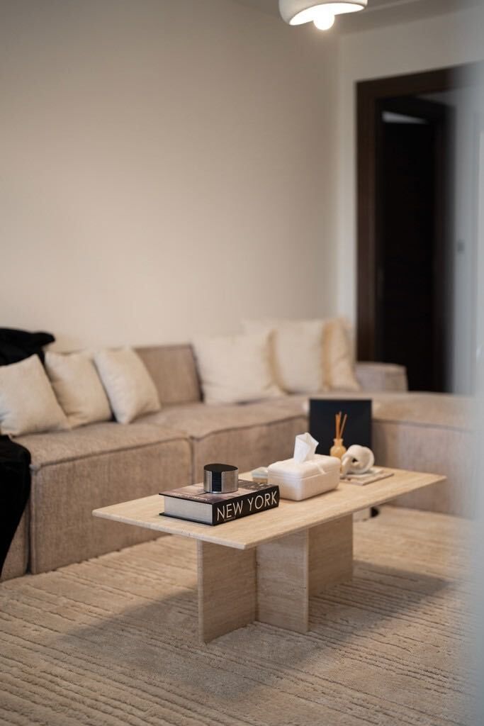 Travertine Coffee Table
