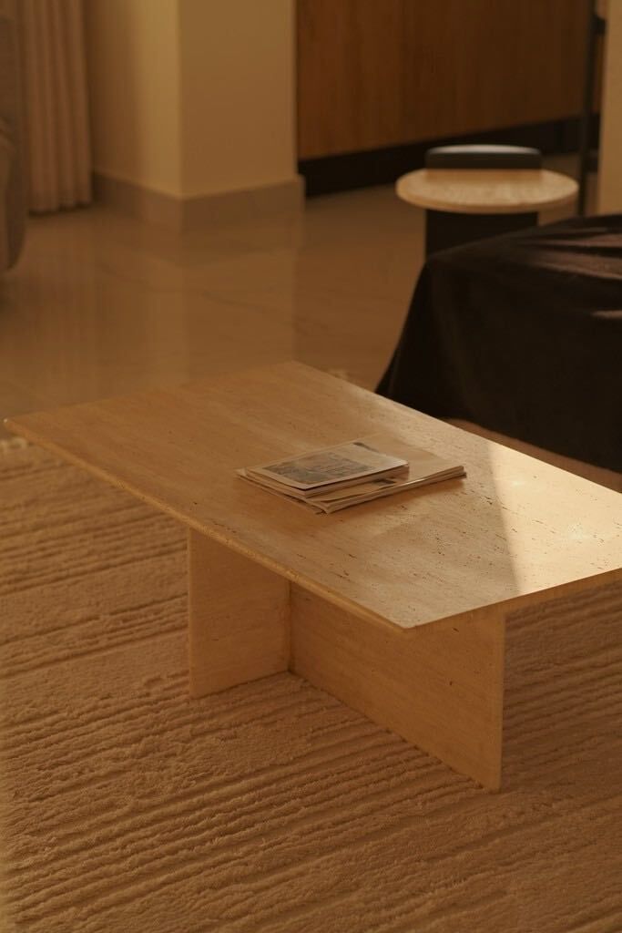 Travertine Coffee Table
