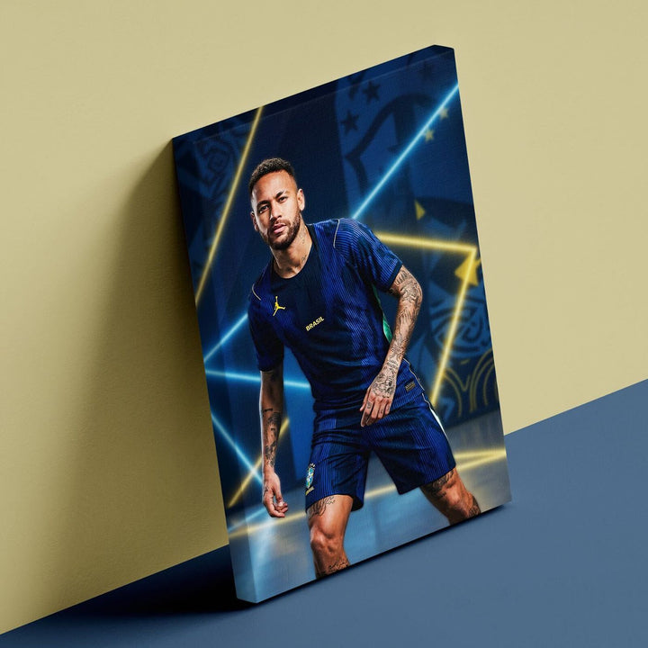 Neymar A4 canvas print with a 20x30 dimension