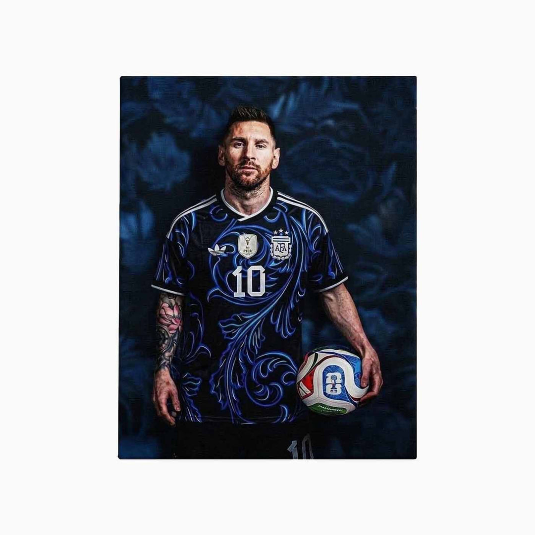Lionel Messi A4 canvas print with fade-proof UV printing