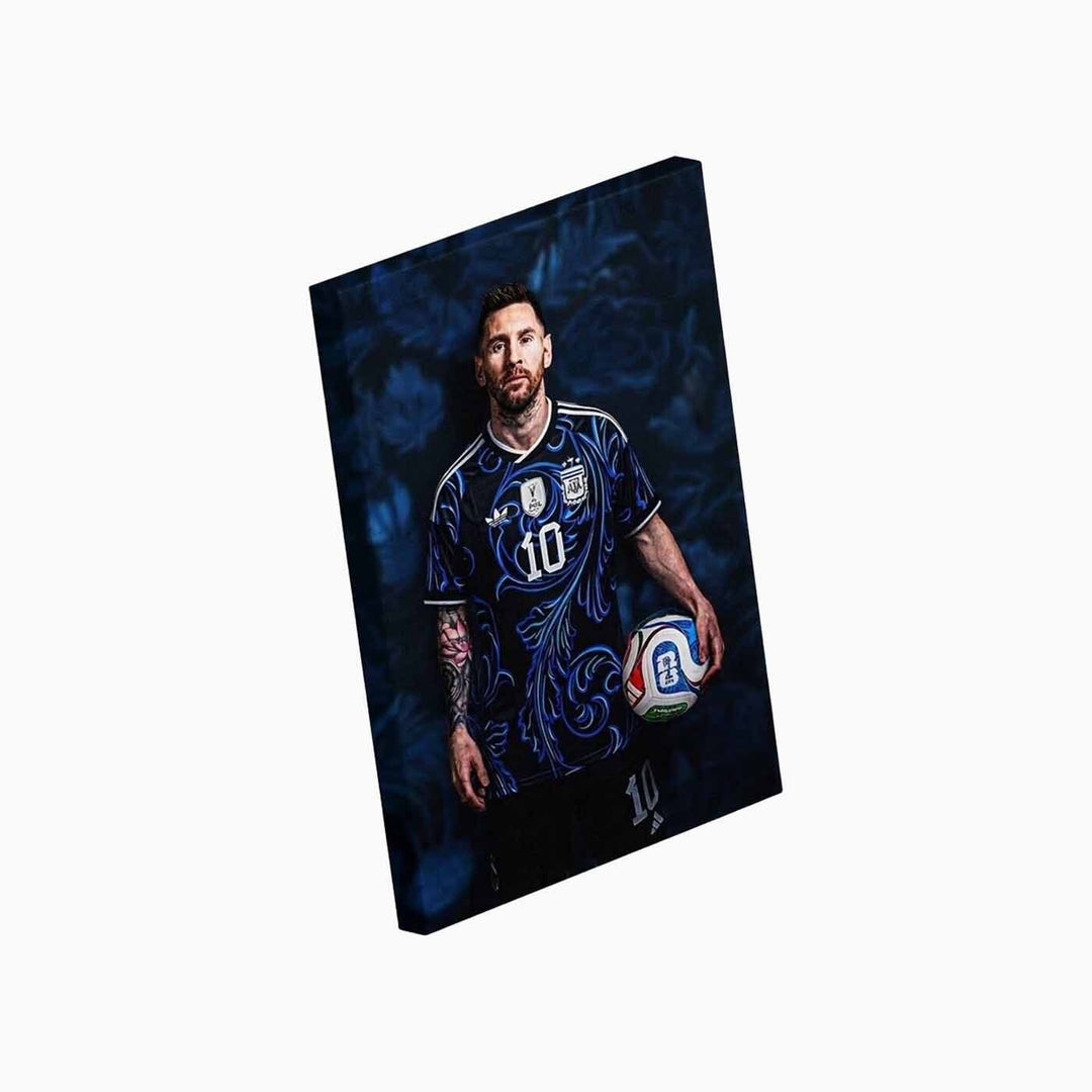 Lionel Messi A4 canvas print with fade-proof UV printing