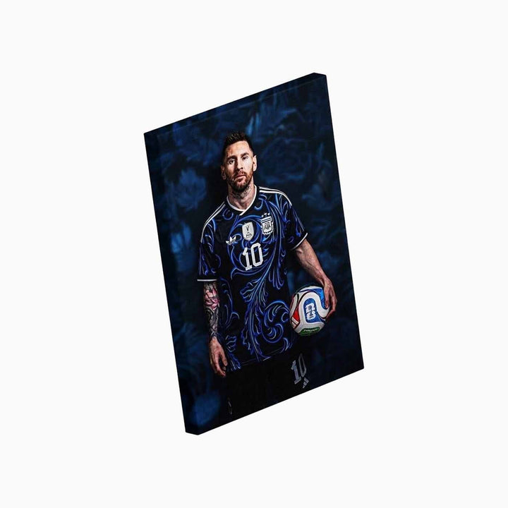 Lionel Messi A4 canvas print with fade-proof UV printing