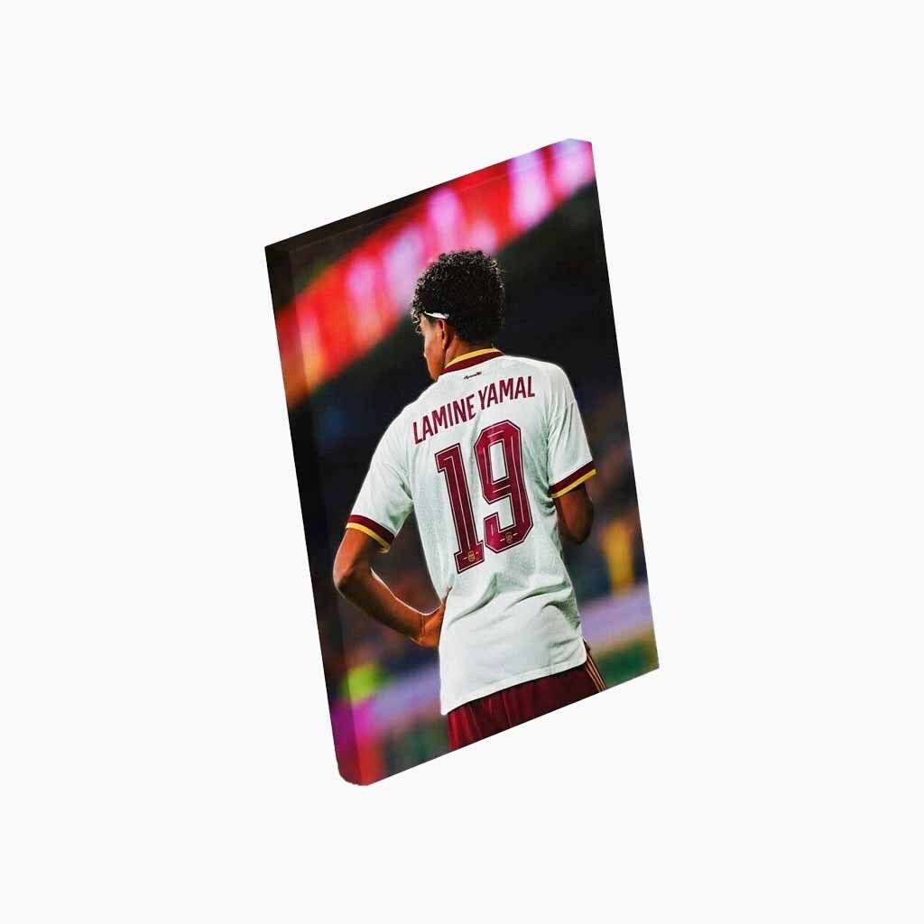 Lamine Yamal A4 Canvas Print