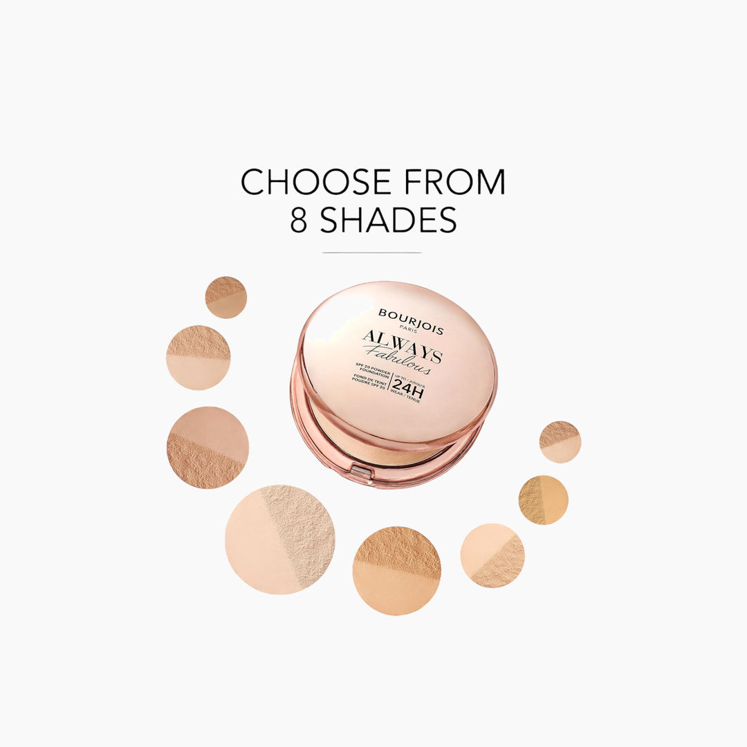 Bourjois Always Fabulous Powder Foundation SPF20 - HUNA
