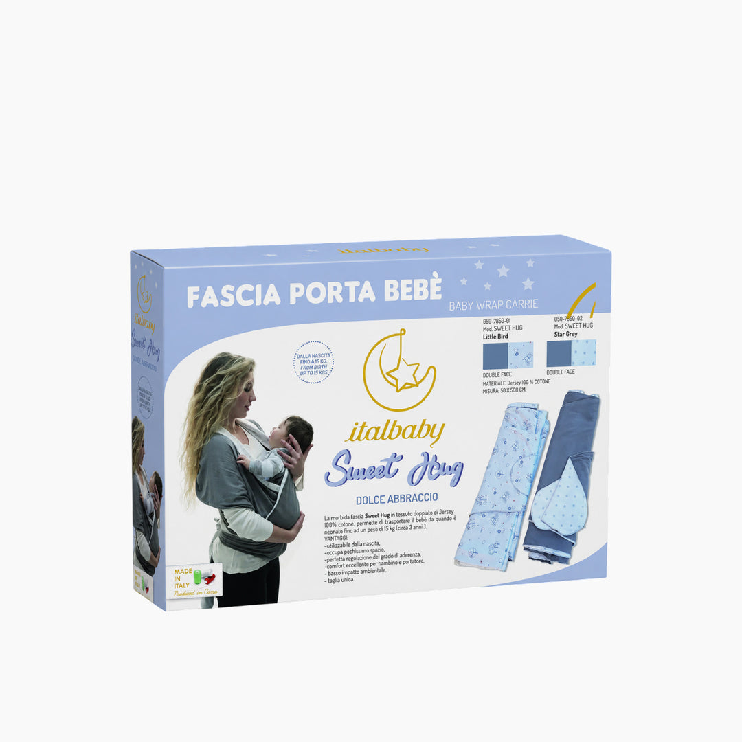 Italbaby Sweet Hug Baby Wrap Carrier Little Bird