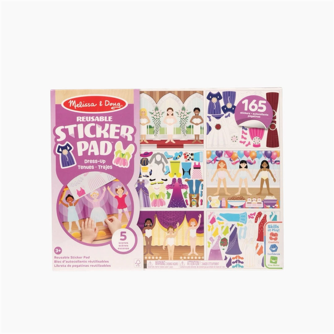 Melissa &amp; Doug Reusable Sticker Pad- Dress-Up