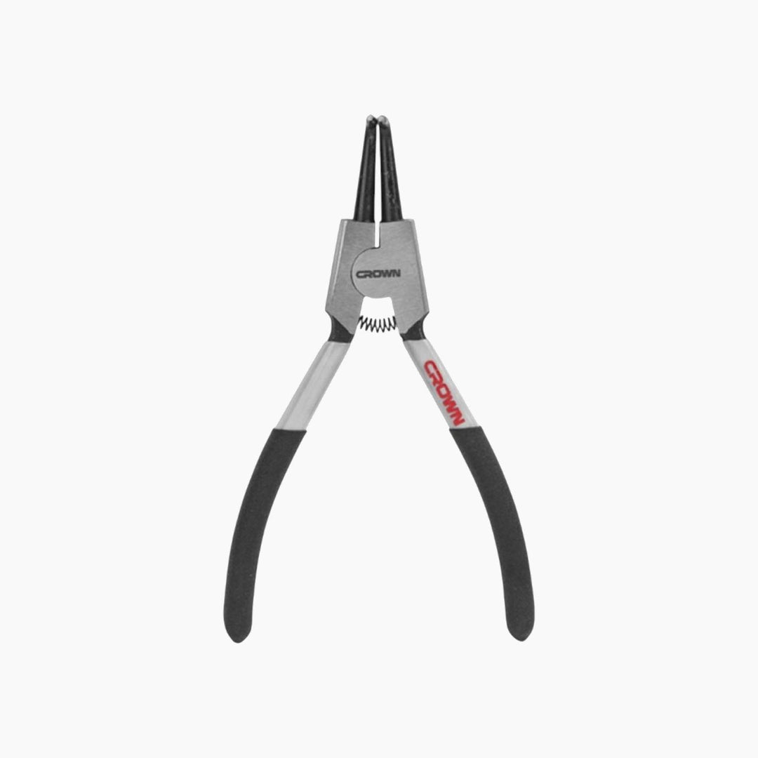 Crown External Circlip Pliers - Bent Nose, 7"
