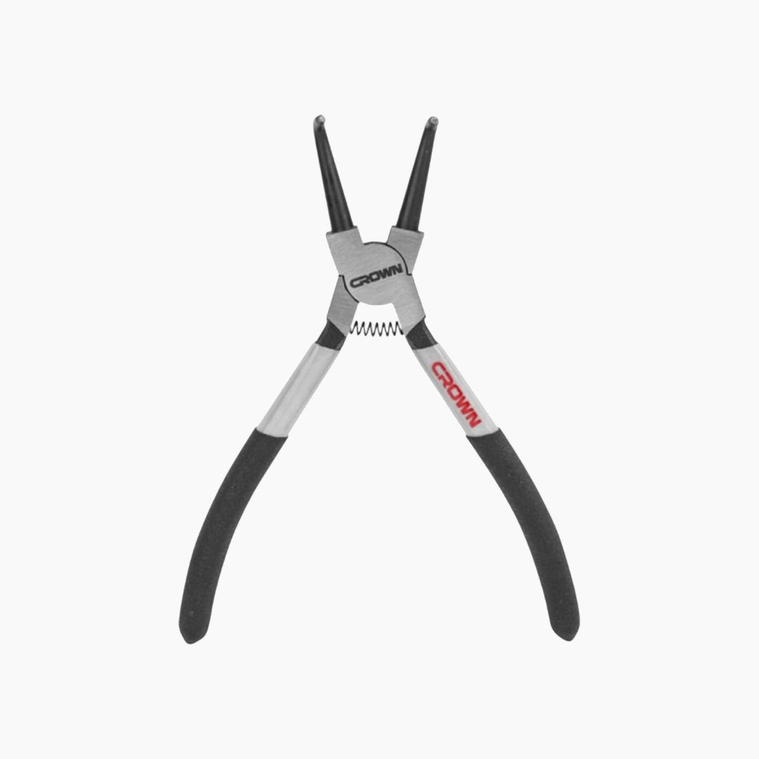 Crown Internal Circlip Pliers - Bent Nose, 7"
